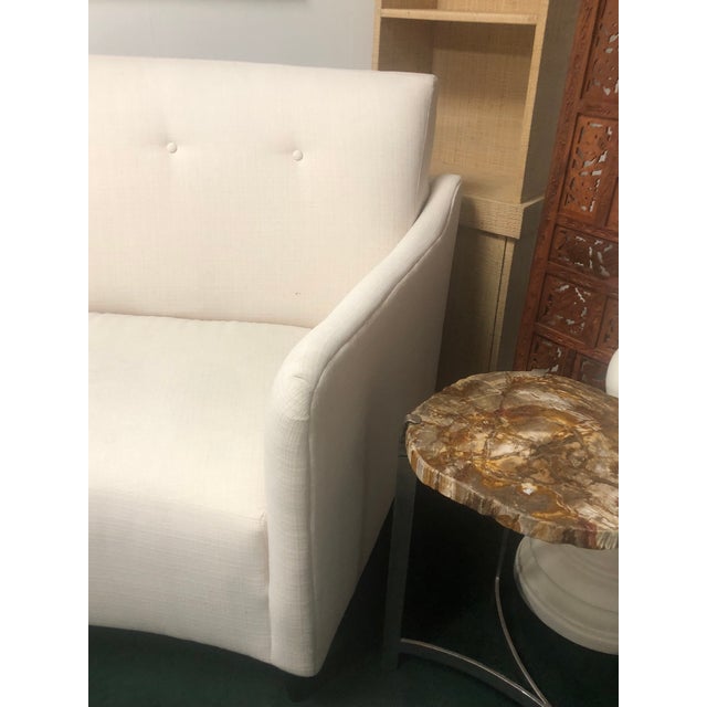 1980s Vladimir Kagan for Carter Furniture of Salisbury Serpentine Sectional Four Piece Modular For Sale In Greensboro - Image 6 of 8
