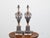 19th Century English Tôle Amphorae Shaped Table Lamps on Lucite Bases - a Pair For Sale In Atlanta - Image 6 of 12