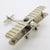 Vintage Italian Handmade Genuine Silver Airplane Figurine, 1980s For Sale - Image 3 of 12