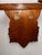 1960s Pair of Vintage Mid-Century Hand-Carved Wooden Wall Shelves Features an Ornate, Deeply Detailed Scalloped Shell Design With a Rich, Warm Wood Finish. For Sale - Image 5 of 15