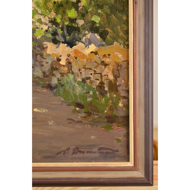 Street in Hurzuf, 1967, Oil on Cardboard, Framed For Sale - Image 9 of 11