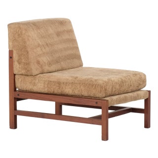 Armchair in Wood and Fabric, Italy, 1960s For Sale