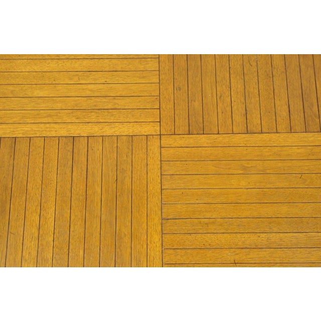 Mid 20th Century Mid 20th Century Vintage Tomlinson Sophisticate Square Walnut Mid Century Modern Lamp Side Table For Sale - Image 5 of 11