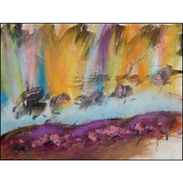 Hand Signed Untitled Original Mix Media, Pastel and Watercolor by Mark Dickson Image Size: 22"x 29" Frame Size: 34"x 41"...