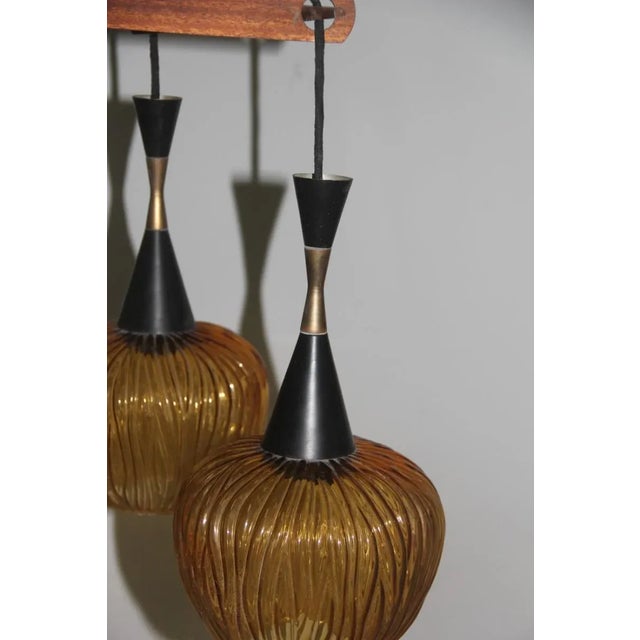 Mid-Century Modern Italian Pendant, 1950s For Sale - Image 3 of 6