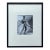 Mid 20th Century Vintage Bruce of La Framed Photograph of Man With Pole Vaulting For Sale