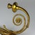 Beautiful French wall sconce/candleholder made of gilded bronze, made in the form of tied ribbons supporting two...