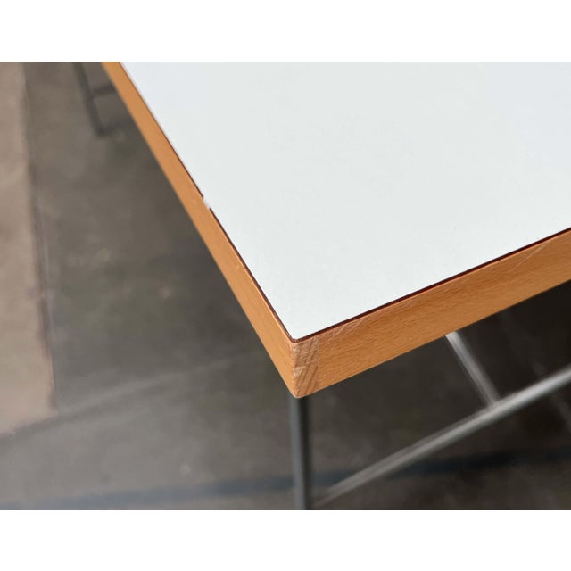 Minimalist Chrome Desk or Dining Table by Egon Eiermann for Wieland For Sale - Image 14 of 18