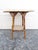 Antique English Tiger bamboo table, c.1900 Square in shape with a lower shelf, this table has been cleaned of years of...