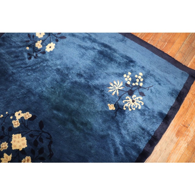 Antique Chinese Peking Rug - 4'5" x 7'8" For Sale In New York - Image 6 of 6