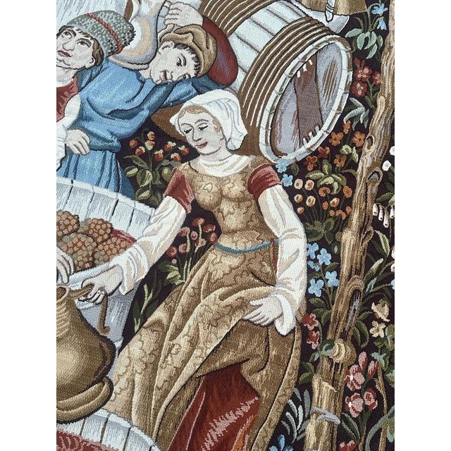 Aubusson Style Jacquard Tapestry, 1980s For Sale - Image 18 of 18