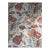G P & J Baker Indienne Flower Red/Teal Linen Fabric 7 7/8 Yards For Sale