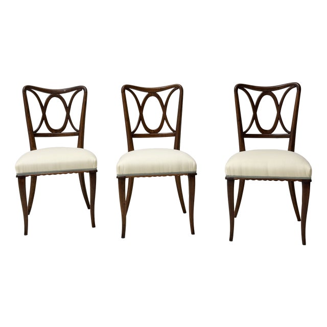 Chairs in the style of Paolo Buffa, Italy, 1950s, Set of 6 For Sale