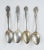 1900 - 1909 Antique Mismatched Sterling Silver Novelty Teaspoons - Set of 4 For Sale - Image 5 of 5