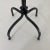 Spanish Revival Vintage Mid 20th Century Black Wrought Iron Floor Candelabra For Sale - Image 3 of 6