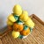 Vintage Italian pottery lemons and oranges citrus topiary.