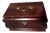 Vintage Mahogany Jewelry Box From “The Commodore” Collection by Rosalco For Sale