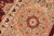 1990s Shabby Chic Pak-Persian Red/Beige Wool Rug - 10'0'' X 14'8'' For Sale - Image 5 of 8