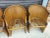 Chestnut Set of Four Late 20th Century Split Rattan Barrel Chairs For Sale - Image 8 of 14