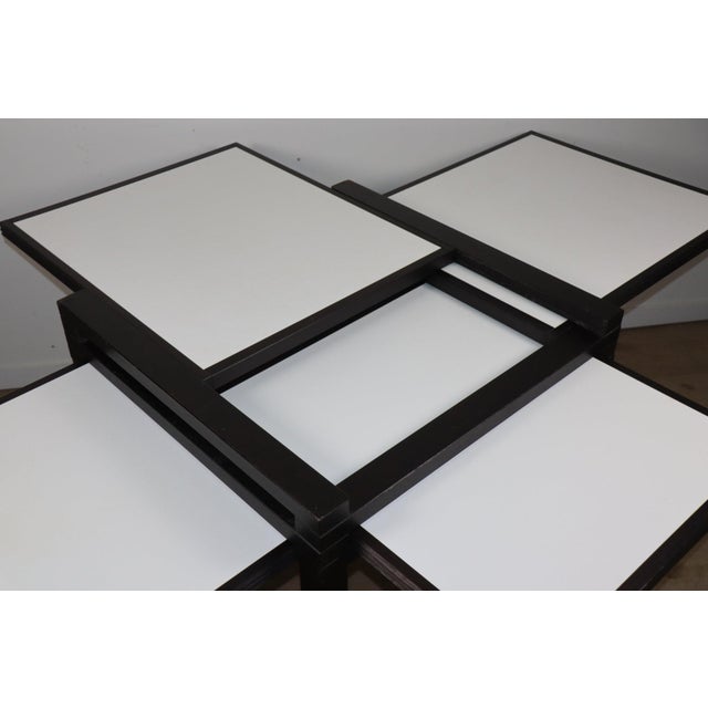 Modular 2-Tone Table by Bernard Vuarnesson, 1980s For Sale - Image 15 of 18