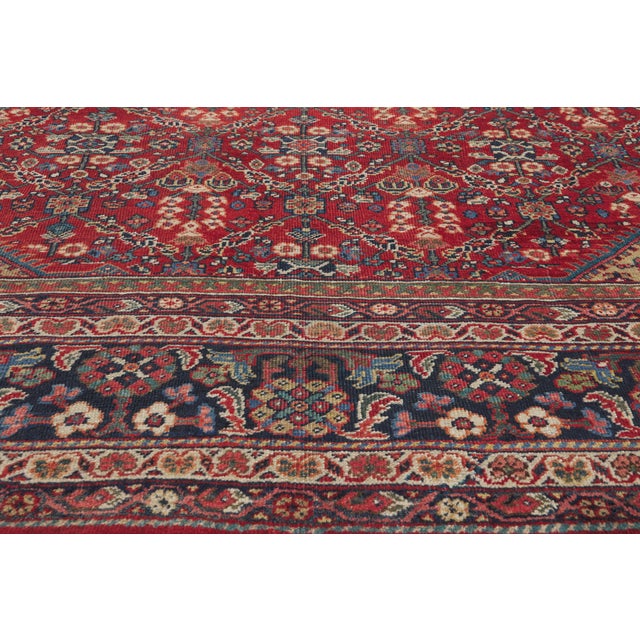 Late 19th Century Persian Mahal Rug, 10'09 X 13'09 | Chairish