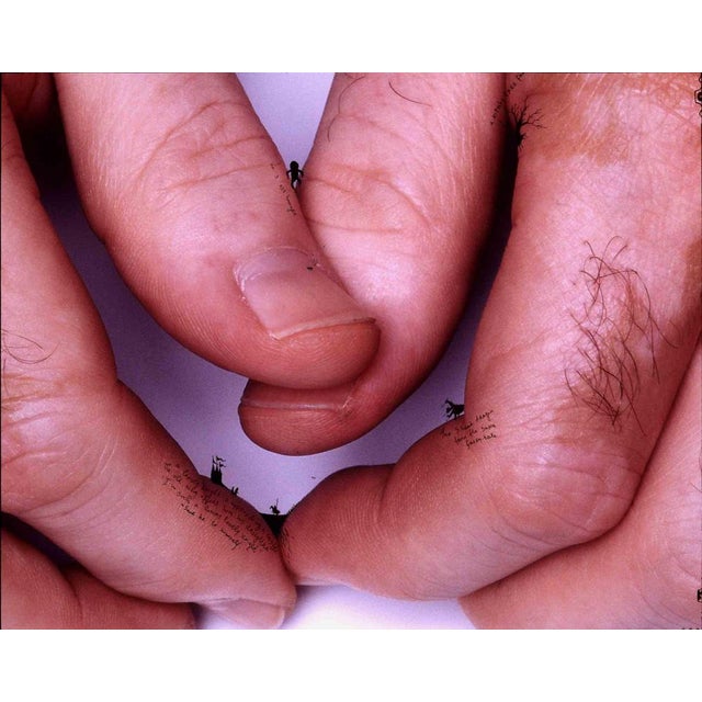 2000 - 2009 Nedko Solakov, Vitiligo People # 4, 2001, Mixed Media For Sale - Image 5 of 6