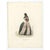 Antique costume print titled 'Tapada de Saya'. Old print depicting a woman from Lima, wearing a Saya dress. This print...