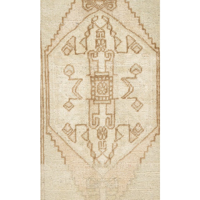 1950s Vintage Turkish Yastik Hand Knotted Wool Area Rug - 1'8 X 3'5 For Sale - Image 5 of 6