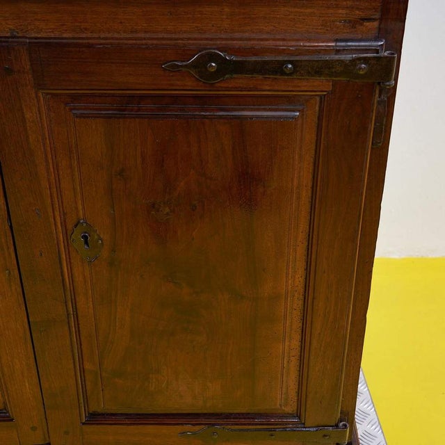 Antique Pantry Cabinet in Walnut Wood For Sale - Image 5 of 18