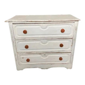 1900s 3 Drawer Cottage Chest