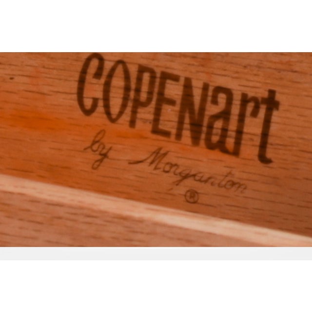 Brown Mid-Century Modern Hutch China Cabinet Morganton Furniture CopenArt Line For Sale - Image 8 of 14