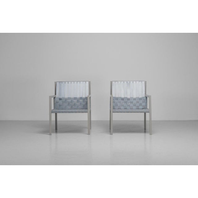 Wood Seatbelt Chair by Gijs Bakker for Castelijn, Netherlands, 1978 For Sale - Image 7 of 18