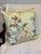 A refined decorative pillow crafted from Brunschwig & Fils moiré silk featuring a soft celadon ground with an elegant...