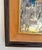 1950s Large Oil Painting Abstract Cityscape Mid Century Modern Art Framed Signed Greene For Sale - Image 5 of 7