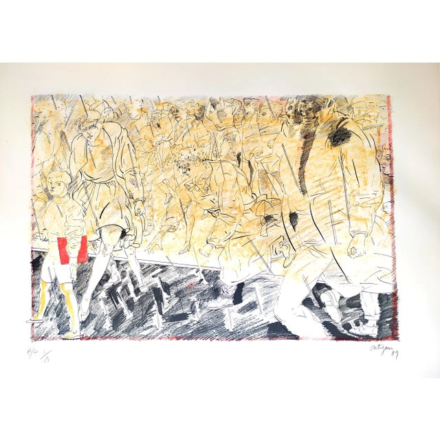 Francesc Artigau Untitled, 1989 Lithograph Hand signed, dated and justified by the artist. Dimensions of the work: 56 x 76...