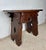 Wood Rustic Hand-Carved Walnut Stool or Side Table, Early-20th Century For Sale - Image 7 of 12