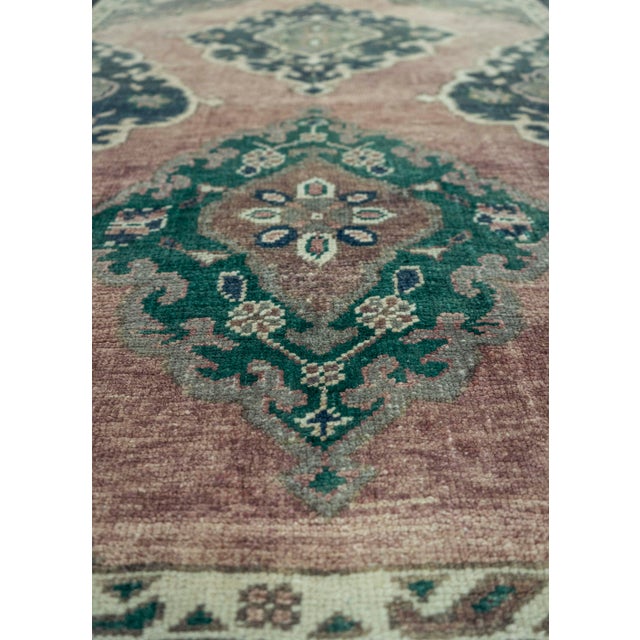 Turkish Turkish Vintage Rug 3'2" x 11'9" #20718 For Sale - Image 3 of 8