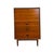 Vintage Mid Century Modern Drop-Front Secretary Desk & Chest of Drawers. For Sale In Seattle - Image 6 of 9