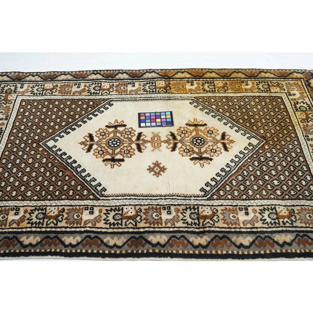 Vintage Moroccan Rug 3'7'' x 5'4'' For Sale - Image 12 of 12