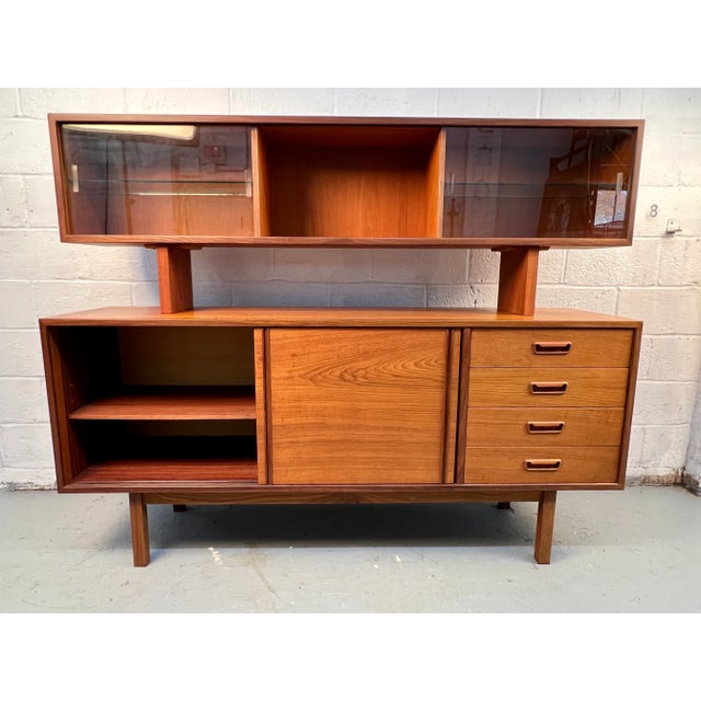 Mid 20th Century Modern Teak Sideboard With Topper by R. S. Associates For Sale - Image 4 of 14