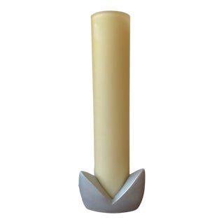 Yellow Murano Glass with Silver Flower Stand Table Lamp from Inside Italy, 1980 For Sale