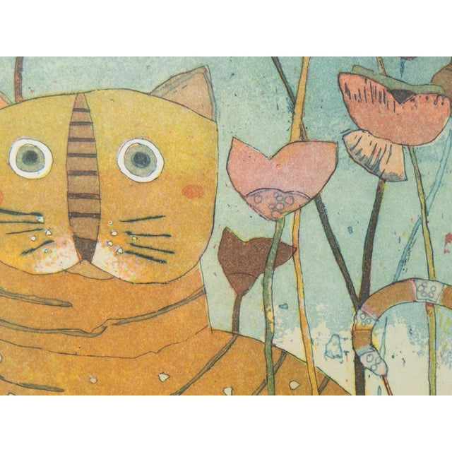 Color Etching by Jutta Votteler, 33cm x 41cm hand-printed original color etchingHand-signed and numbered (95/150)Artist...