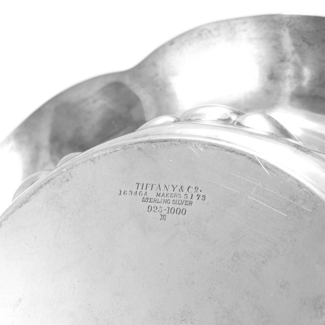 Early 20th Century Antique Tiffany & Co. 925 Sterling Silver Fruit Bowl For Sale - Image 5 of 7