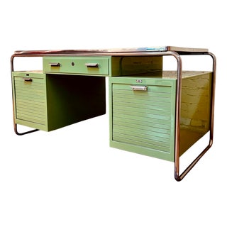 Bauhaus Modern German Desk Mod. Rd3 from Mauser WERKE, Germany, 1935 For Sale