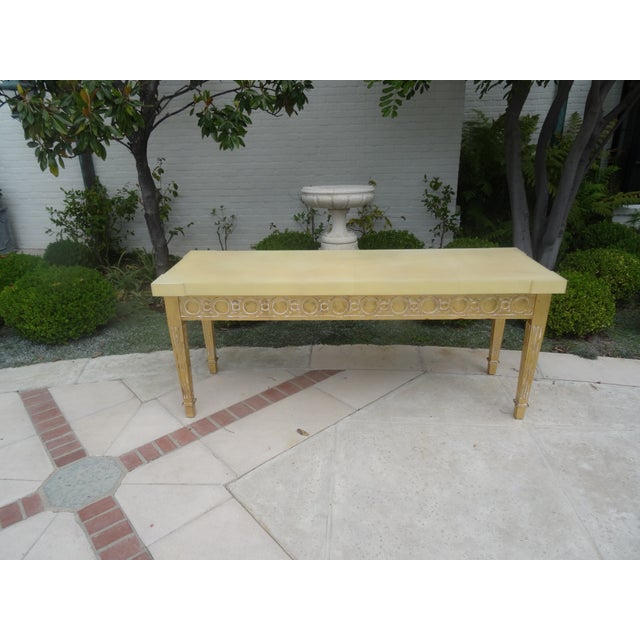 Neoclassical Late 20th Century Italian Neoclassical Console Table For Sale - Image 3 of 11
