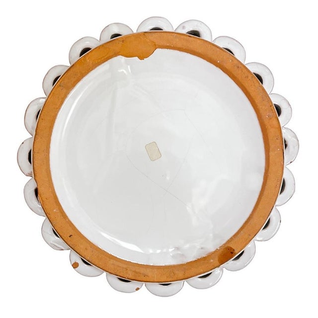 1960s 1960s Italian Glazed Terracotta Faux Bamboo Umbrella Stand For Sale - Image 5 of 7