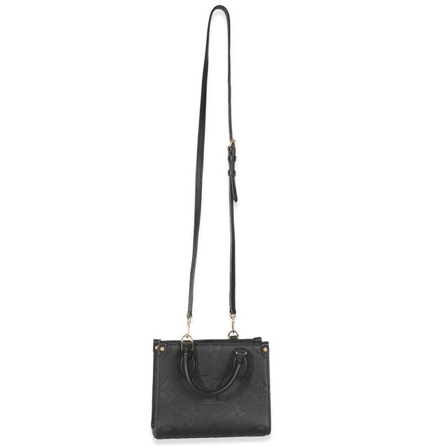 Black Black Monogram Empreinte Onthego BB For Sale - Image 8 of 9