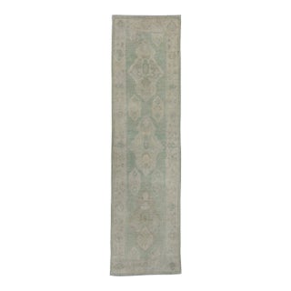Turkish Oushak Runner Rug 2'9" x 16'3" #17834 For Sale