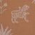 Schumacher Sample - Schumacher Tiger Palm Silhouette Outdoor Fabric In Mediterranean Spice For Sale - Image 4 of 5