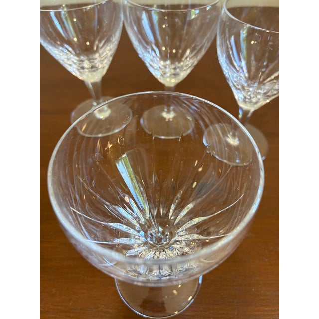 Vintage Josair Crystal Wine Glasses - Set of 4 For Sale In Oklahoma City - Image 6 of 10